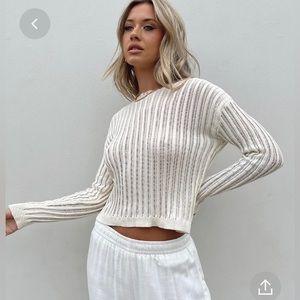 Princess Polly adrianna sweater in cream